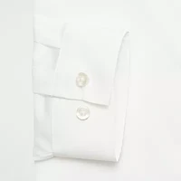 J. Ferrar Ultra Comfort Big & Tall Mens Regular Fit Easy Care Stretch Fabric Long Sleeve Dress Shirt