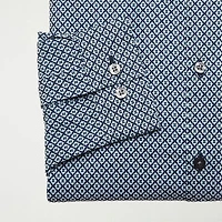 J. Ferrar Big and Tall Mens Regular Fit Easy Care Stretch Fabric Long Sleeve Dress Shirt
