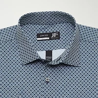 J. Ferrar Big and Tall Mens Regular Fit Easy Care Stretch Fabric Long Sleeve Dress Shirt