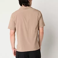 Xersion Mens Short Sleeve Regular Fit Button-Down Shirt