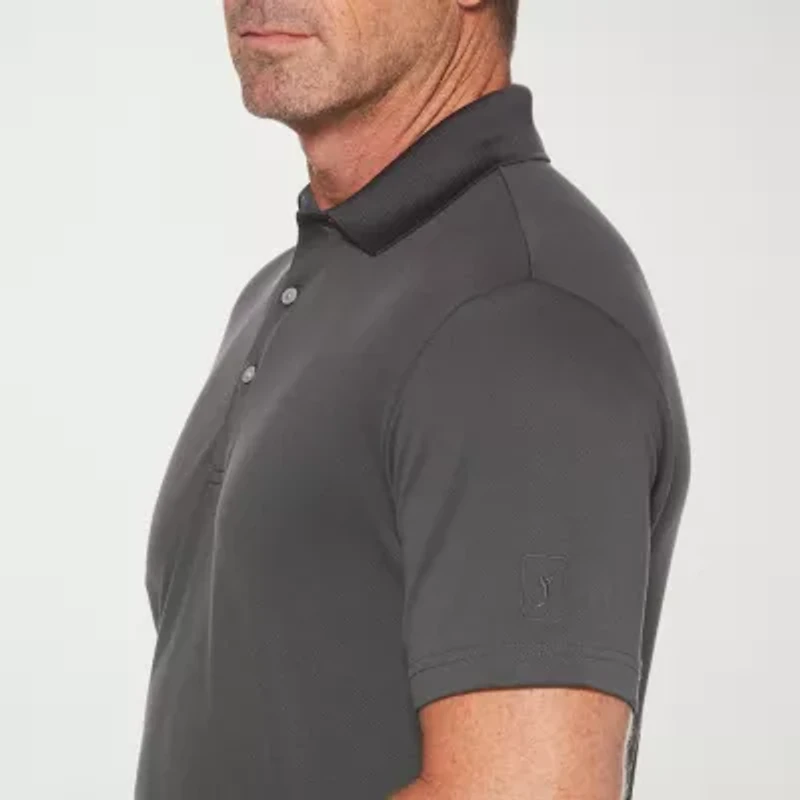 PGA TOUR Airflux Mens Regular Fit Short Sleeve Polo Shirt