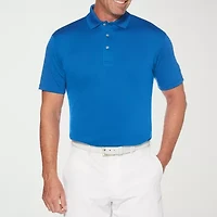 PGA TOUR Airflux Mens Regular Fit Short Sleeve Polo Shirt