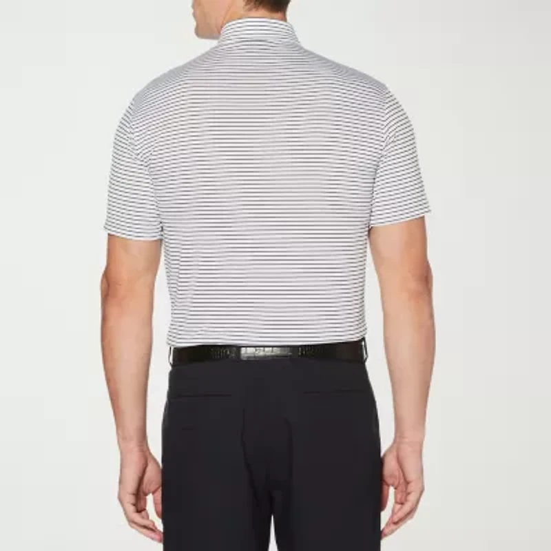 PGA TOUR Mens Classic Fit Short Sleeve Polo Shirt