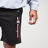 Champion Fleece Mens 10" Mid Rise Big and Tall Workout Shorts