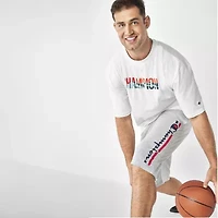 Champion Fleece Mens 10" Mid Rise Big and Tall Workout Shorts