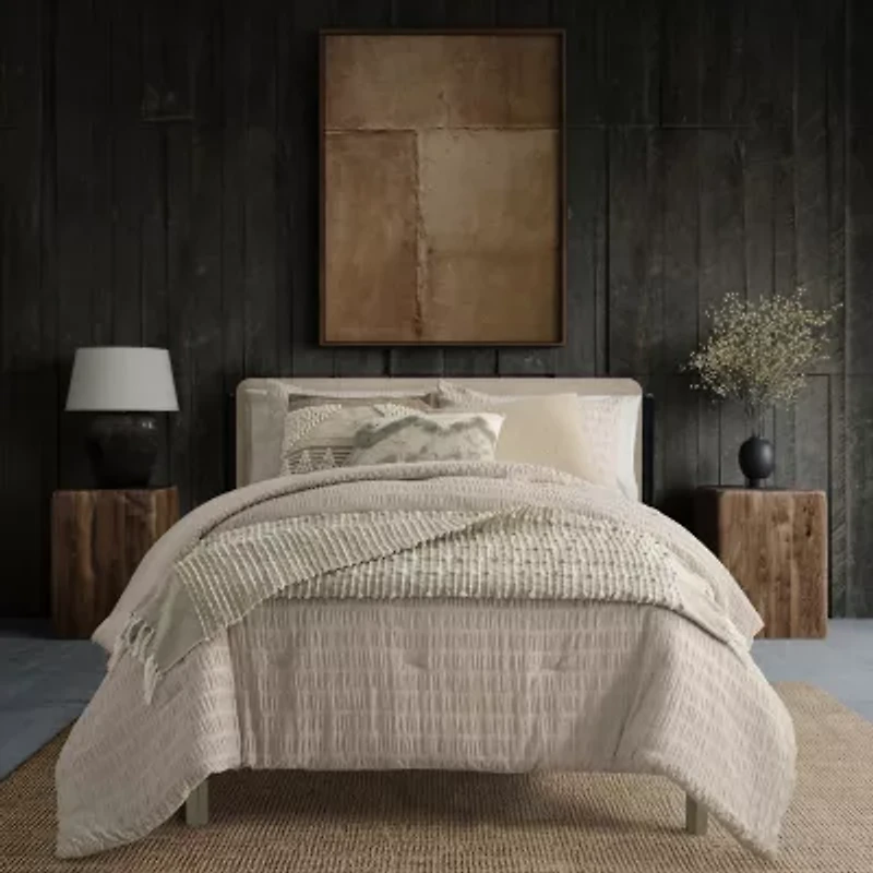 Indigo Road by Egypt Sherrod Noriah Ruched Stripe 3-pc. Lightweight Comforter Set