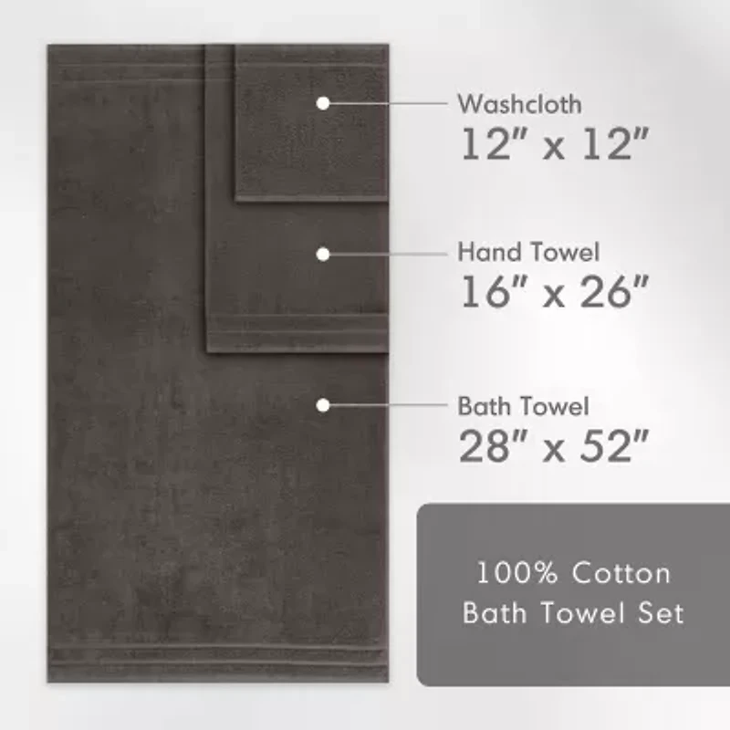 510 Design 100% Cotton Quick Dry Bath Towel Set