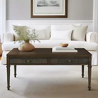 Martha Stewart Kenna Storage 2-Drawer Coffee Table
