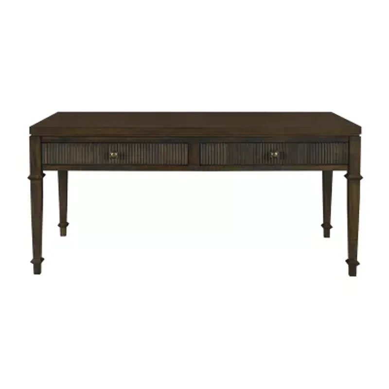 Martha Stewart Kenna Storage 2-Drawer Coffee Table