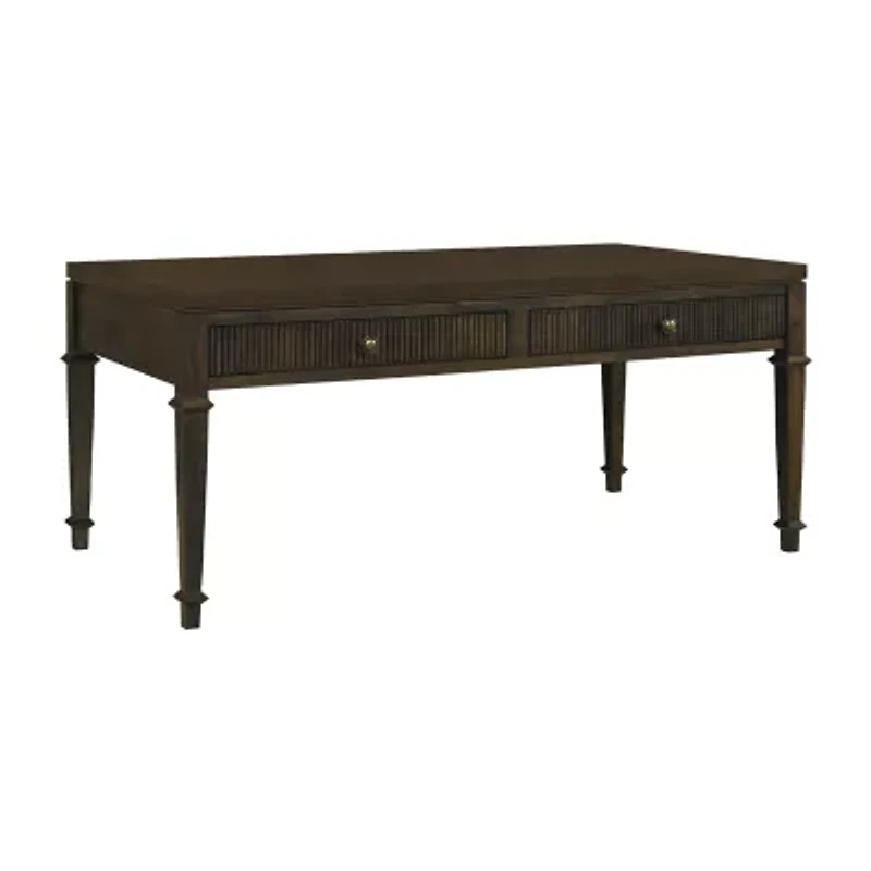 Martha Stewart Kenna Storage 2-Drawer Coffee Table