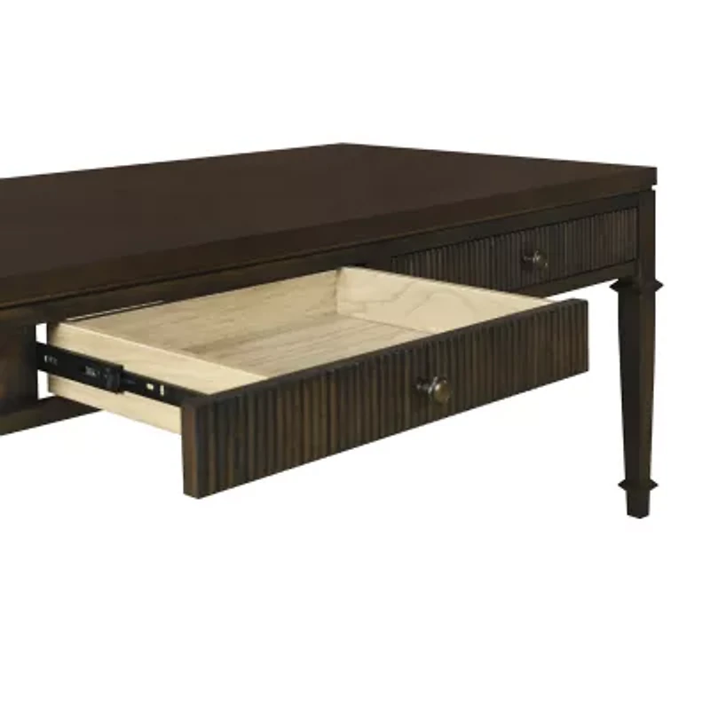 Martha Stewart Kenna Storage 2-Drawer Coffee Table