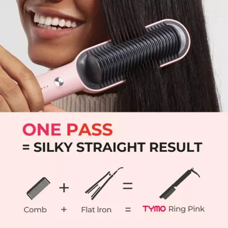 TYMO Ring 3d Teeth Fast Heat Up Hair Straightening Comb