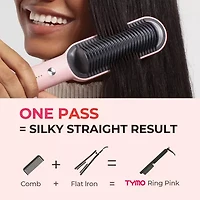 TYMO Ring 3d Teeth Fast Heat Up Hair Straightening Comb