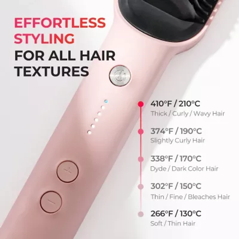 TYMO Ring 3d Teeth Fast Heat Up Hair Straightening Comb