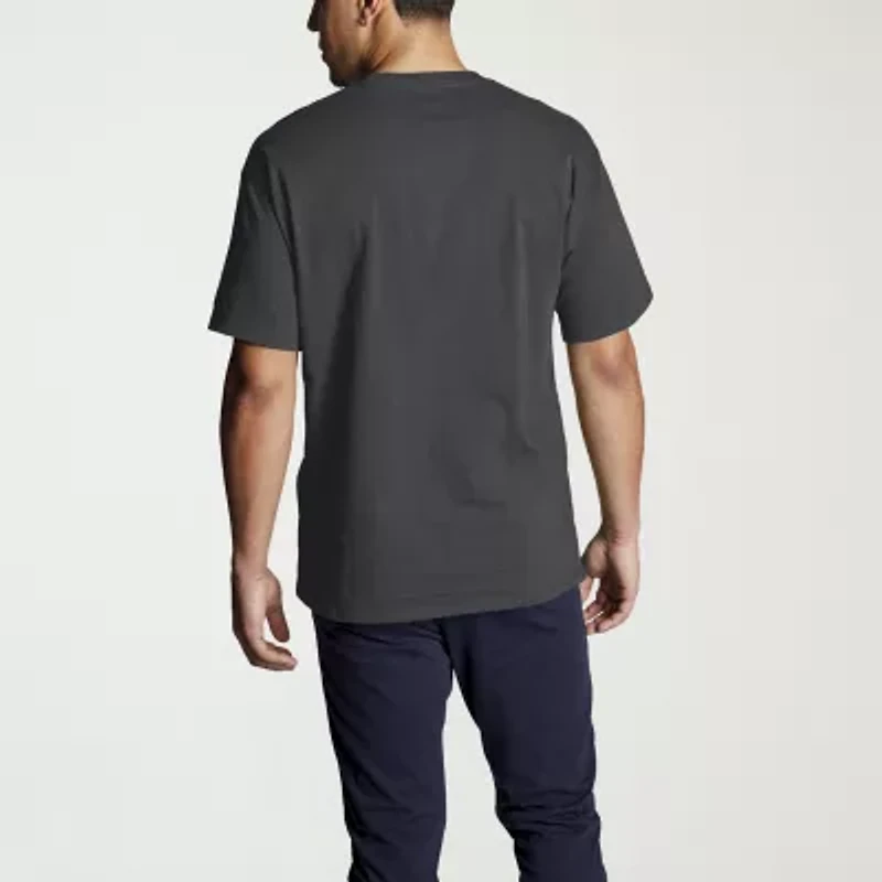 Champion Jersey Mens Crew Neck Short Sleeve Athletic Fit Graphic T-Shirt