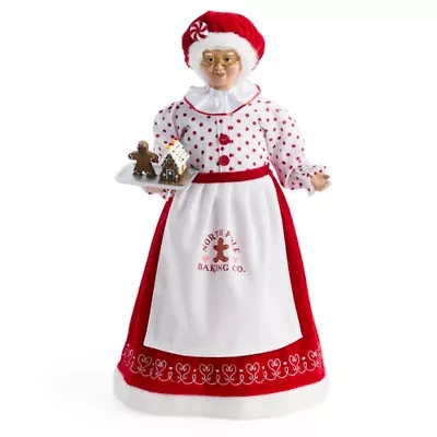 North Pole Trading Co. 18in Mrs Clause Christmas Santa Figurine