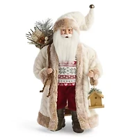 North Pole Trading Co. 18in Woodland Christmas Santa Figurine