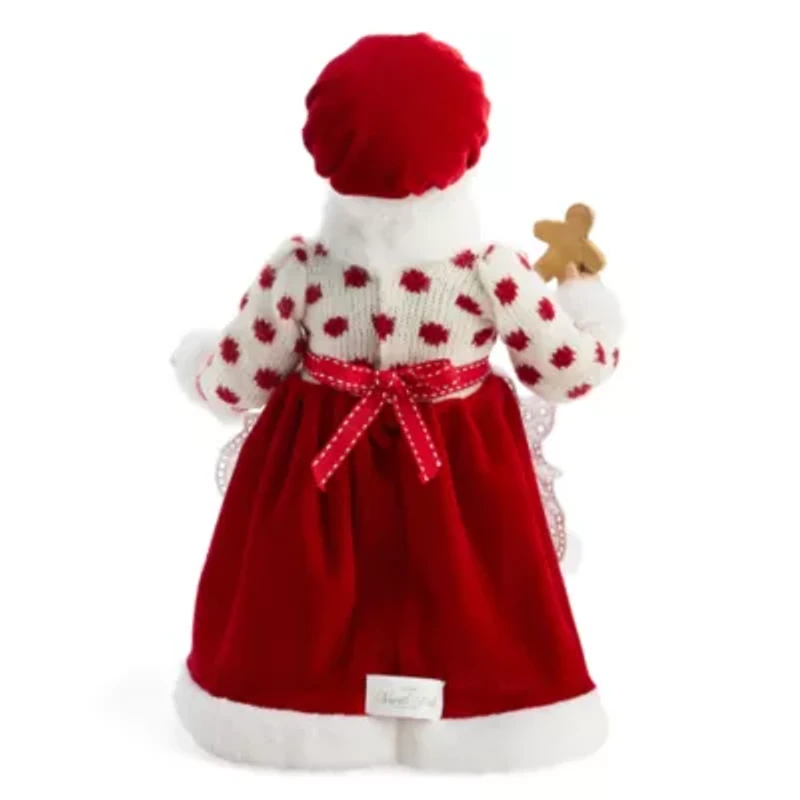 North Pole Trading Co. 12in Mrs Clause Christmas Santa Figurine