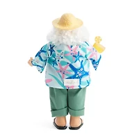 North Pole Trading Co. 12in Beach Christmas Santa Figurine