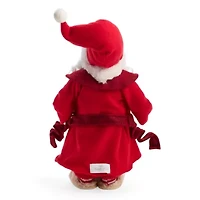 North Pole Trading Co. 12in Pjs Christmas Santa Figurine