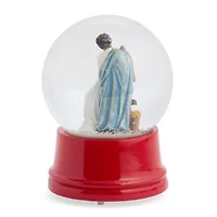 North Pole Trading Co. Nativity African American Christmas Snow Globe