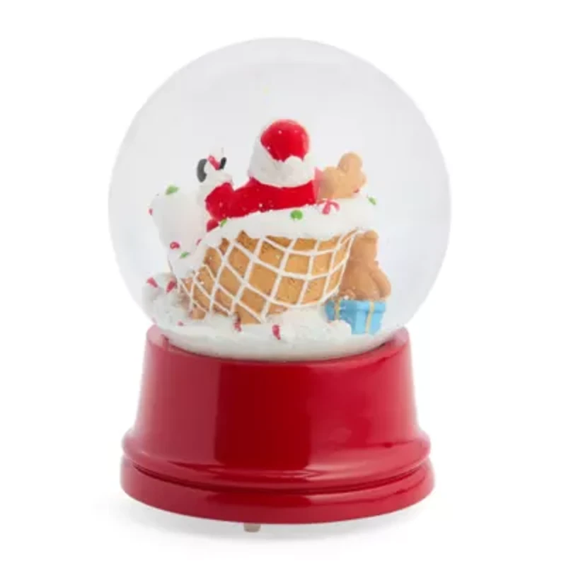 North Pole Trading Co. Sleigh Christmas Snow Globe