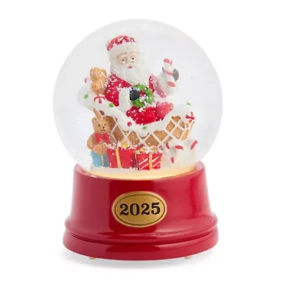 North Pole Trading Co. Sleigh Christmas Snow Globe