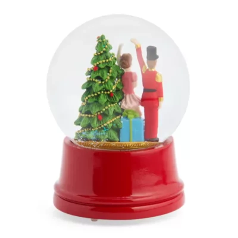 North Pole Trading Co. Ballerina And Nutcracker Christmas Snow Globe