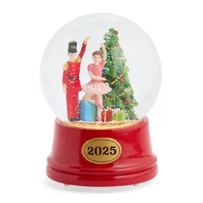 North Pole Trading Co. Ballerina And Nutcracker Christmas Snow Globe