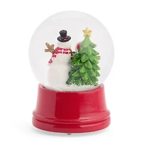 North Pole Trading Co. Snowman Family Christmas Snow Globe
