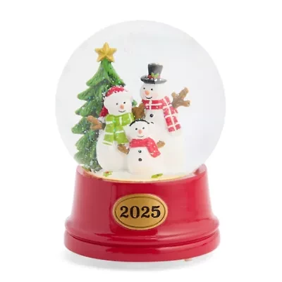 North Pole Trading Co. Snowman Family Christmas Snow Globe