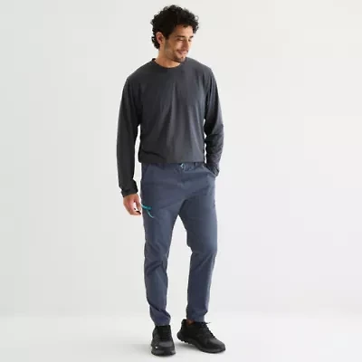 Sierra Pacific Mens Easy-on + Easy-off Regular Fit Active Pull-On Pant