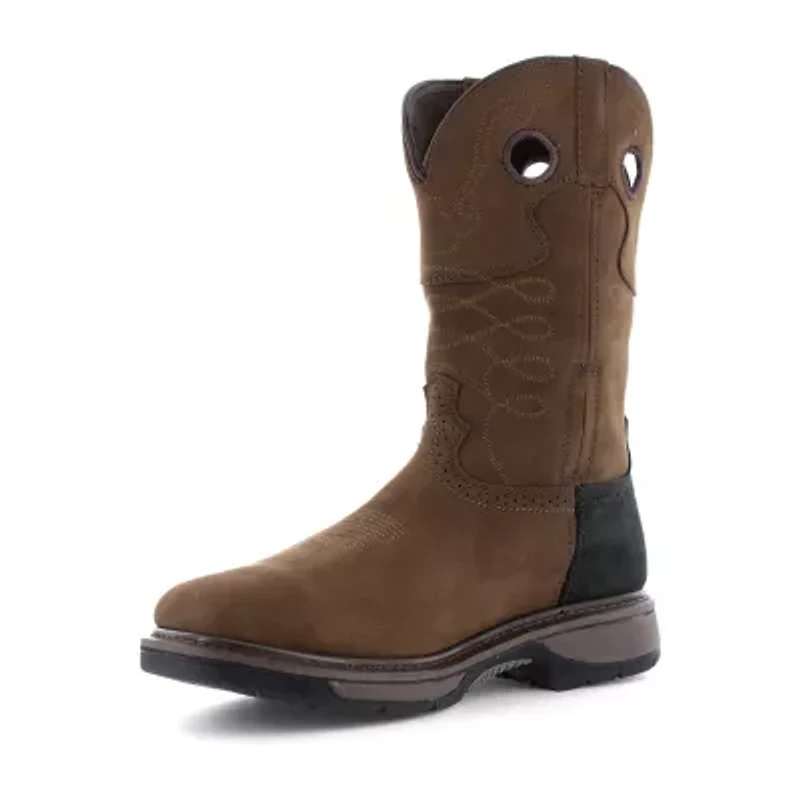 Frye Supply Fr40101 Mens Round Steel Toe Work Shoes