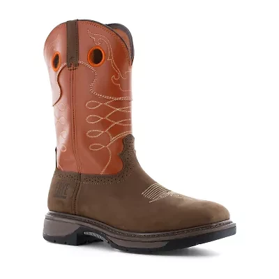 Frye Supply Cloudsteppers Fr40102 Mens Round Steel Toe Work Shoes