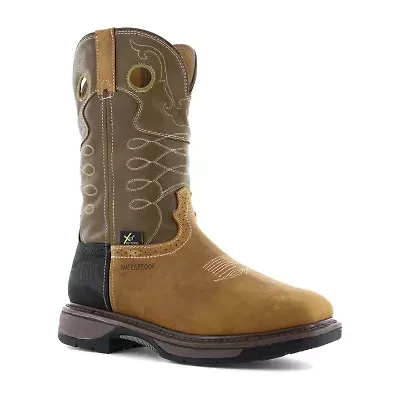 Frye Supply Fr40104 Mens Round Steel Toe Work Shoes