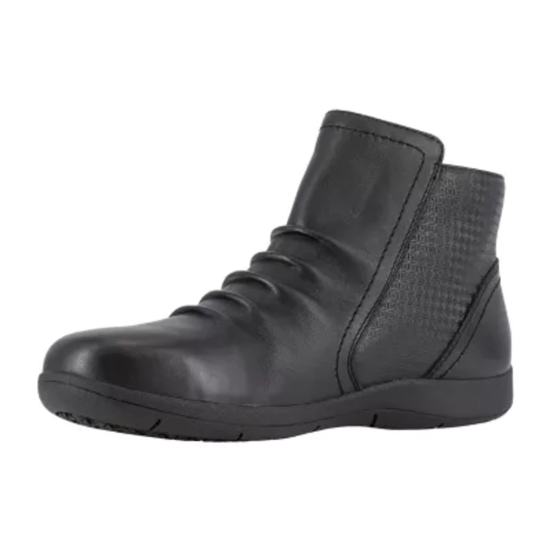 Rockport Works Cloudsteppers Rk762 Womens Round Steel Toe Work Shoes