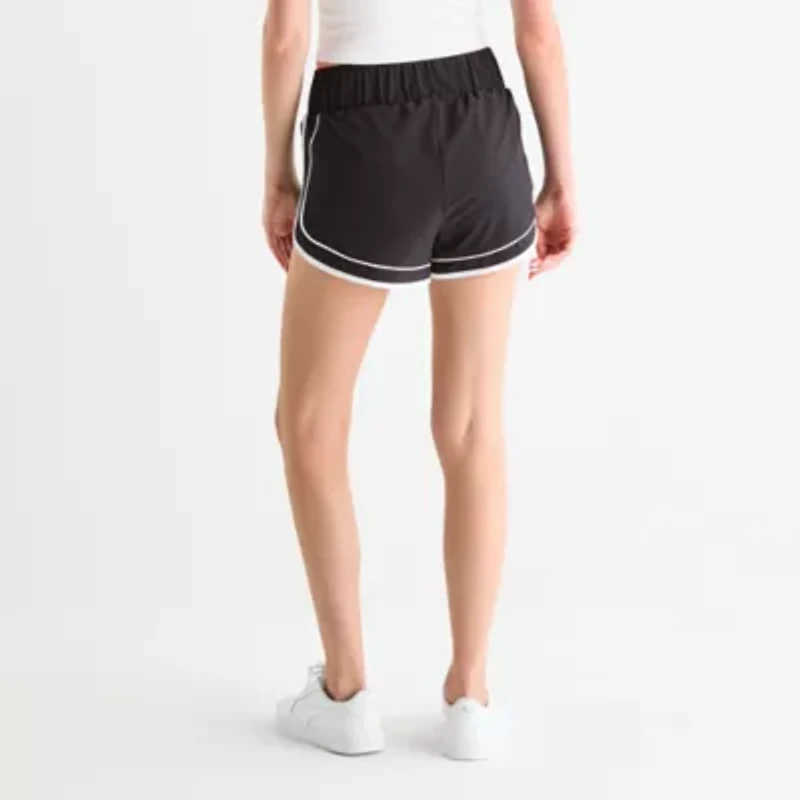 Arizona Juniors Womens Mid Rise Active Pull-On Short