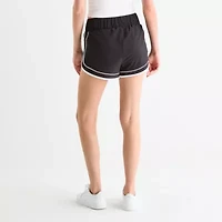 Arizona Juniors Womens Mid Rise Active Pull-On Short