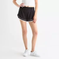 Arizona Juniors Womens Mid Rise Active Pull-On Short