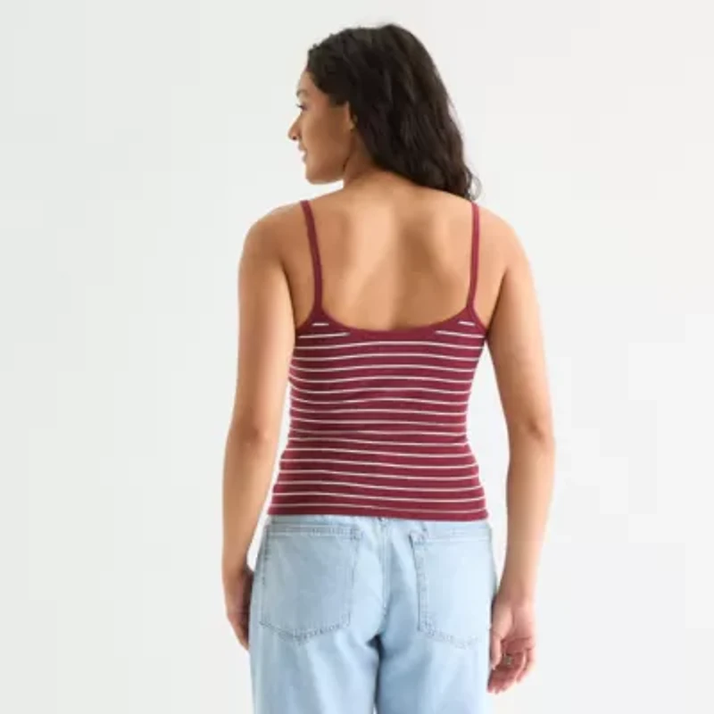 Arizona Womens Juniors Sleeveless Camisole