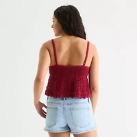 Arizona Womens Juniors Sleeveless Tank Top