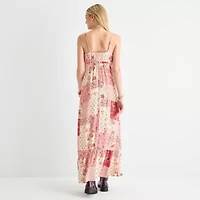 Arizona Womens Sleeveless Juniors Maxi Dress