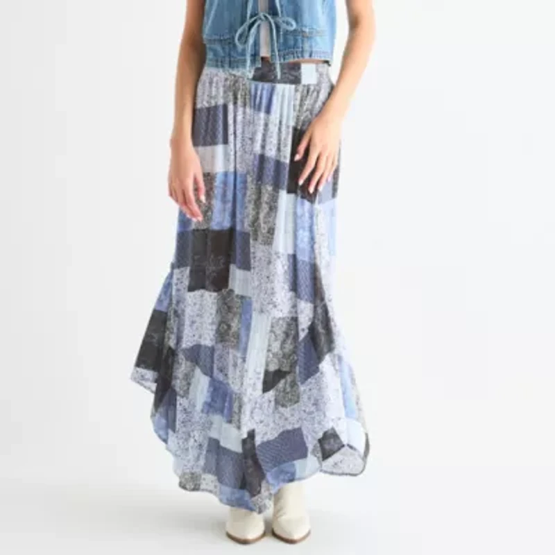 Arizona Womens Juniors Maxi Skirt