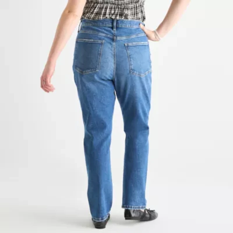 Arizona Drainpipe Womens Skinny Fit Juniors Plus Jean