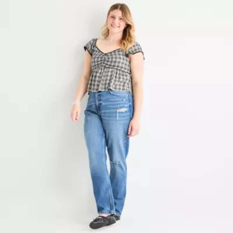 Arizona Drainpipe Womens Skinny Fit Juniors Plus Jean
