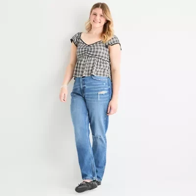 Arizona Drainpipe Womens Skinny Fit Juniors Plus Jean