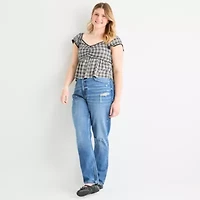 Arizona Drainpipe Womens Skinny Fit Juniors Plus Jean