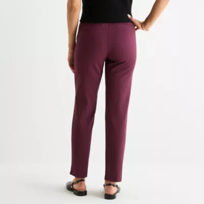 Liz Claiborne Amelia Womens Straight Pull-On Pant