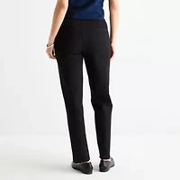 Liz Claiborne Maya Womens Straight Pull-On Pant