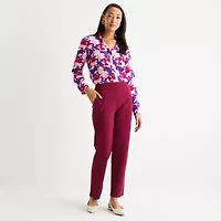 Liz Claiborne Maya Womens Straight Pull-On Pant